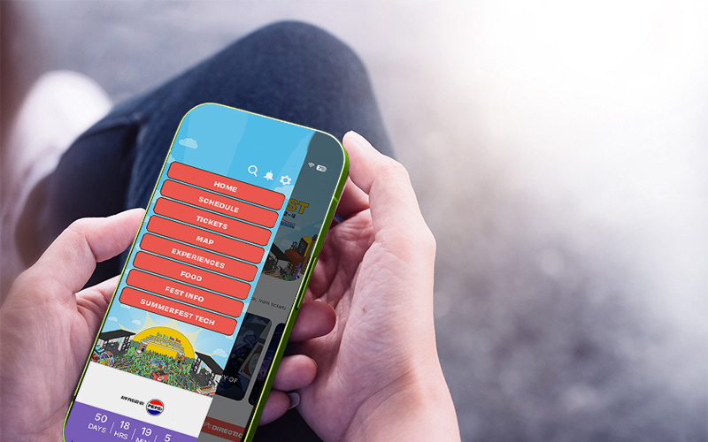 2026 Summerfest App Menu