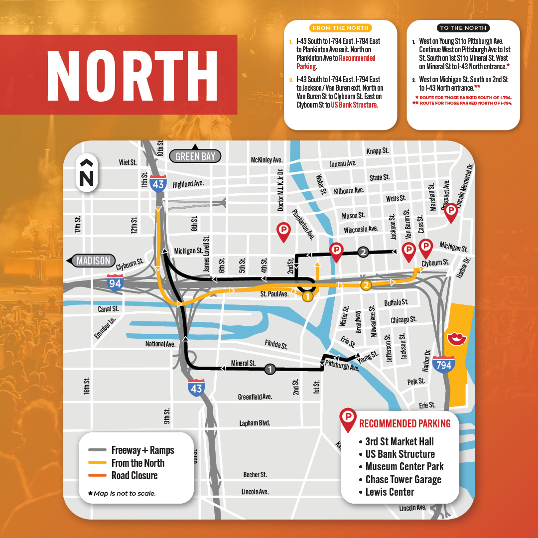 Coming to Summerfest from the Nouth